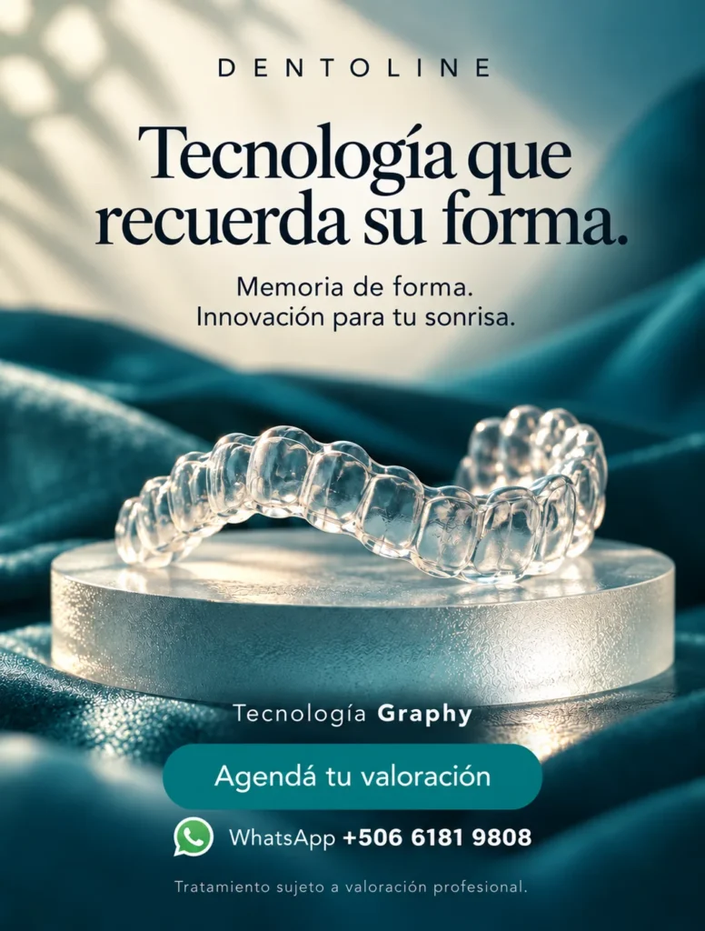 Campaña Dentoline sobre memoria de forma Graphy; imagen ilustrativa